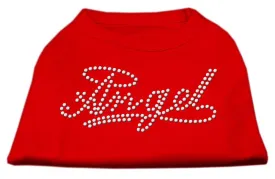 Angel Rhinestud Shirt Red M (12)