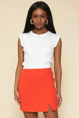 Brianna Ruffle Sleeve Tank