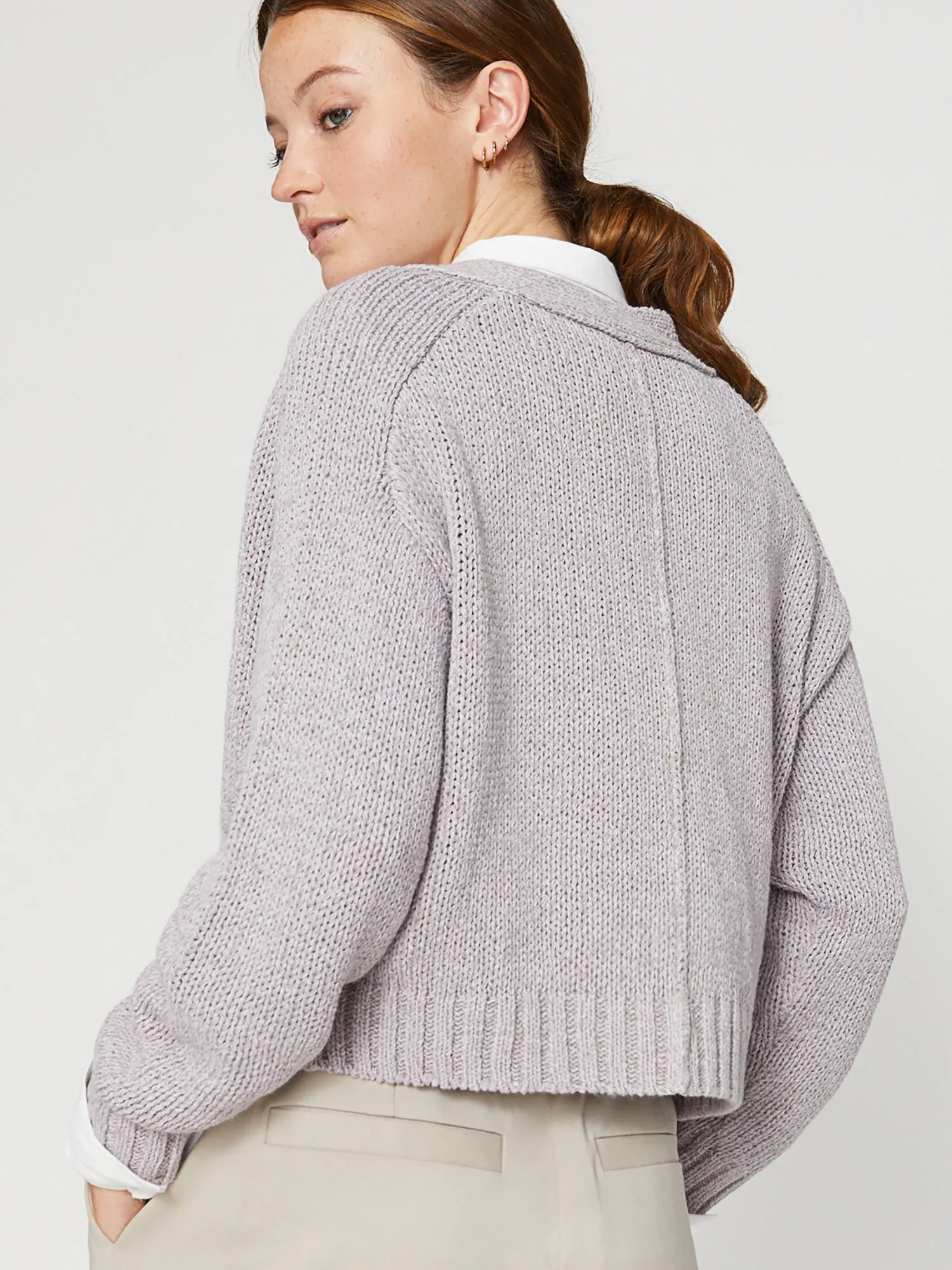 Brochu Walker - Cropped Cardigan in Asher Multi