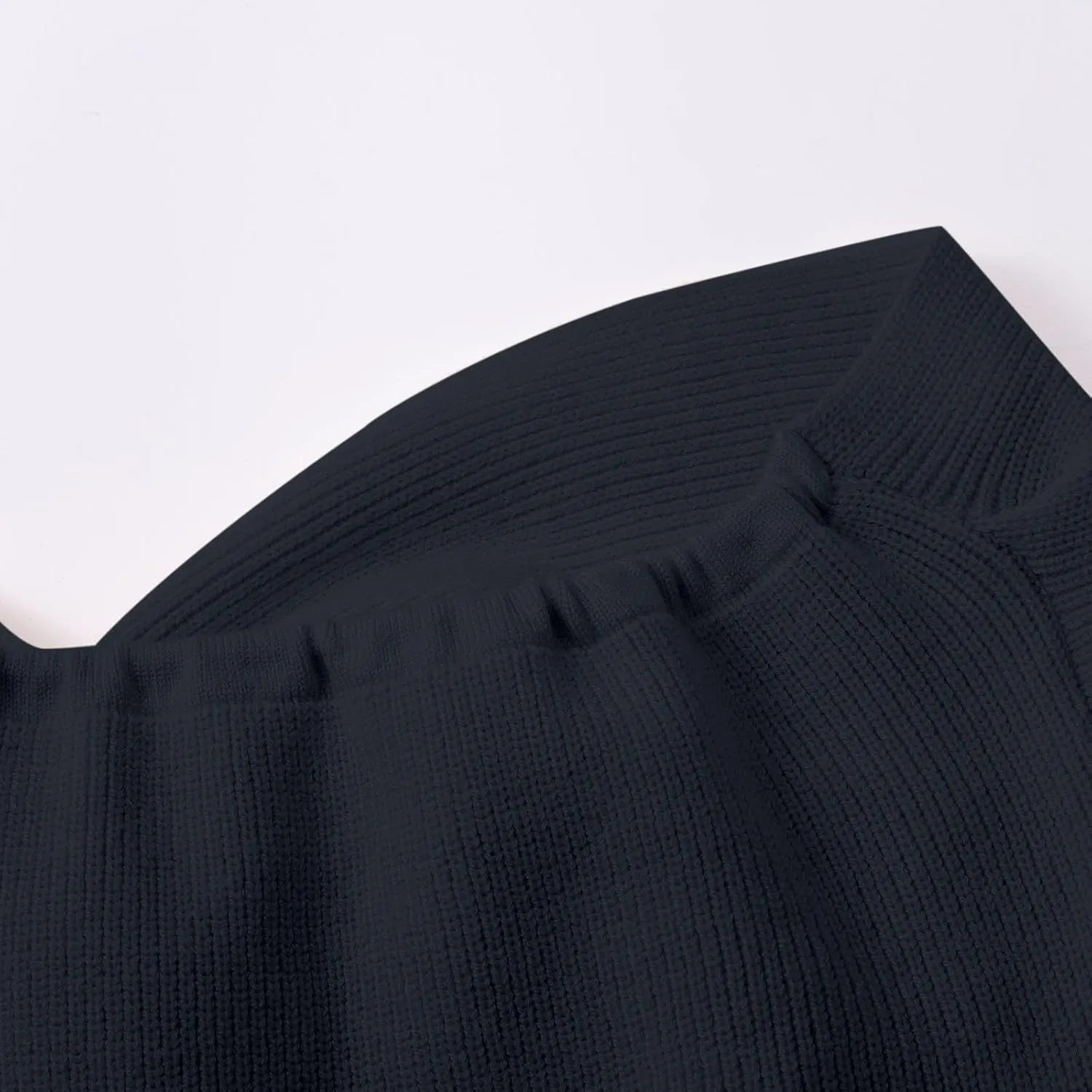 Casual Summer Dresses for Women 2025,Sexy Twist Knot Front Ribbed Knit Bodycon Bandeau Tube Dress Solid Strapless Dress