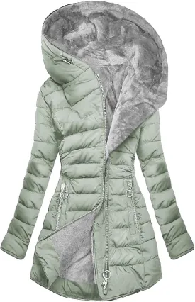 Ceboyel Womens Puffer Down Jacket 2024 Warm Winter Coats Jackets Hooded Thicken Parkas Plus Size Trendy Clothing With Hood