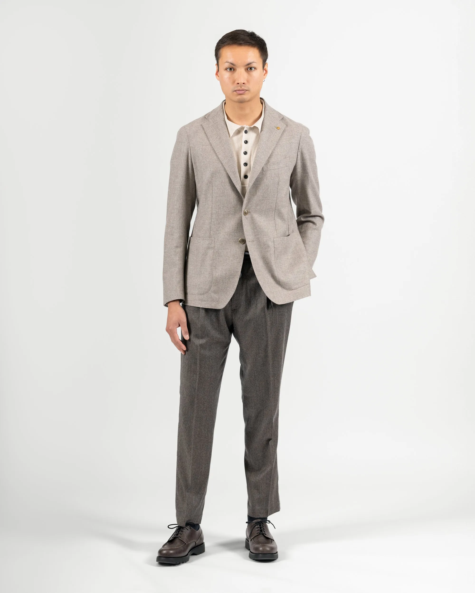 Dakar Cashmere Blazer - Taupe Grey