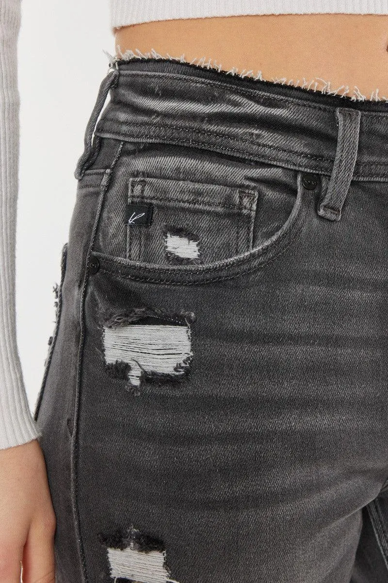 Daphne Distressed Mom Jeans