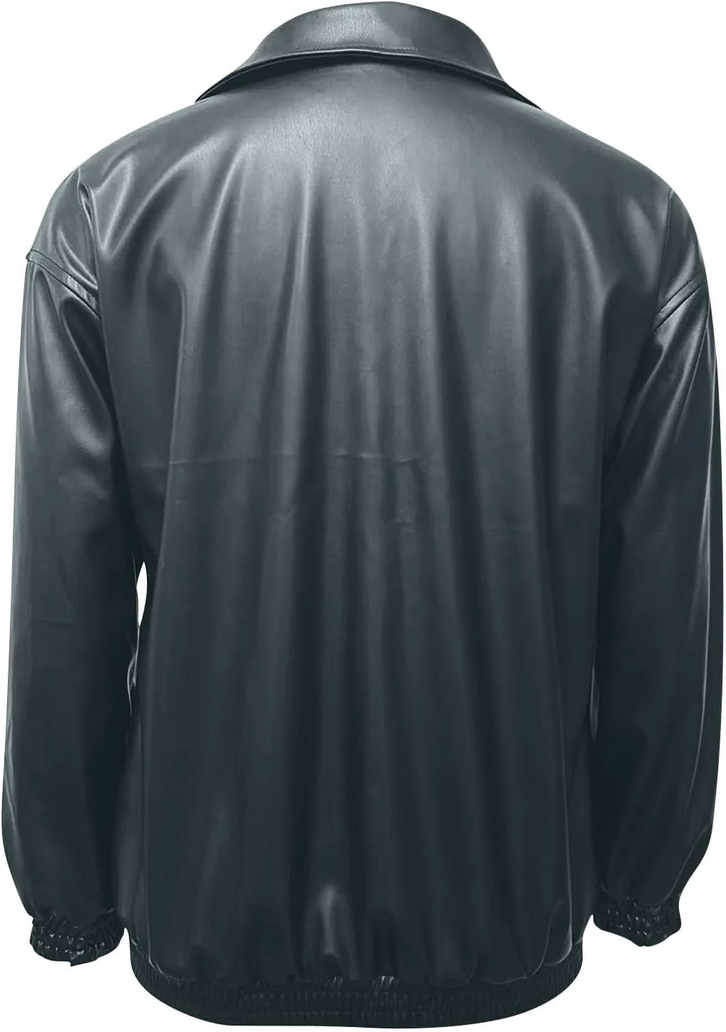 Faux Leather Jacket for Women Lapel Oversized Motorcycle Jacket Zip Up Bomber Coats Winter Fashion 2025 Fall Outfits