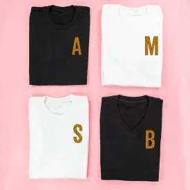 Initial Shirt - Spotty Leopard - Unisex Tee