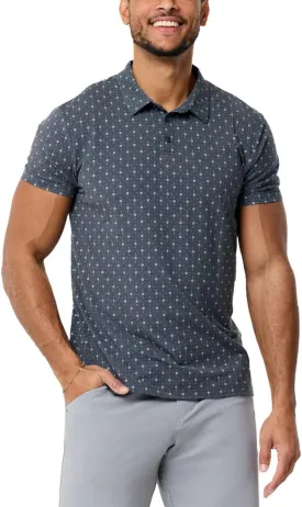 INTO THE AM Performance Dri Fit Polo Shirts for Men S-4XL - Quick Dry Moisture Wicking Athletic Sport Collar Work Shirts