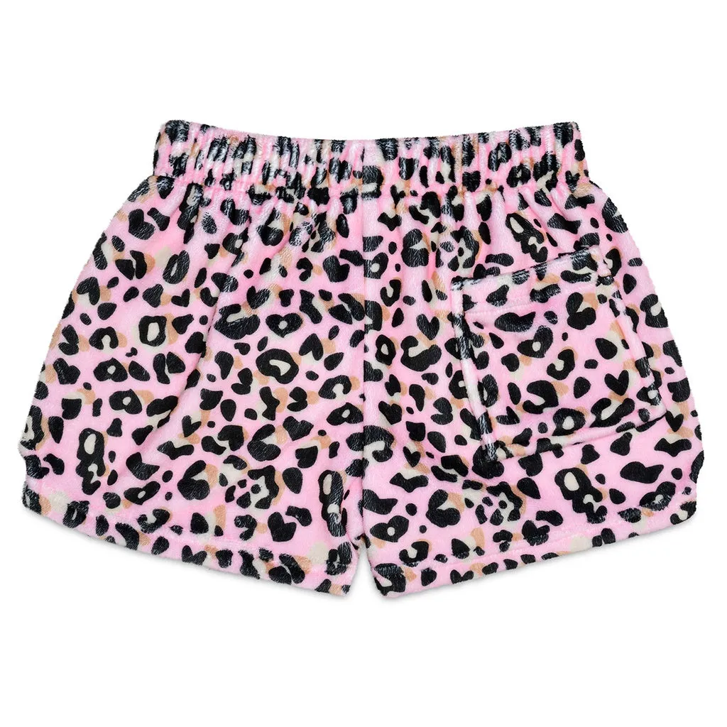 Iscream Lush Leopard Plush Shorts