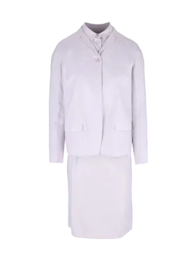 linen dress suit