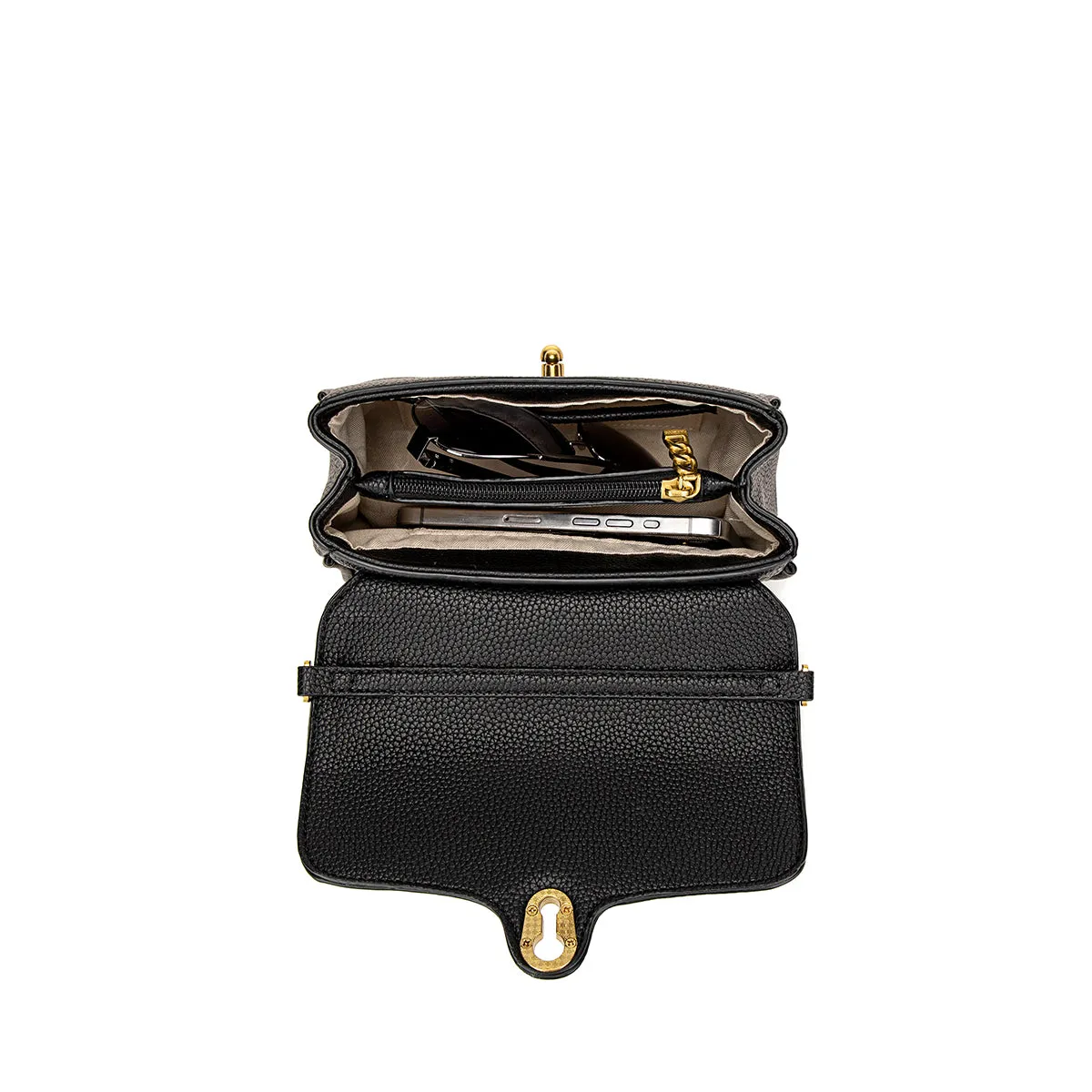 Lock Crossbody Bag