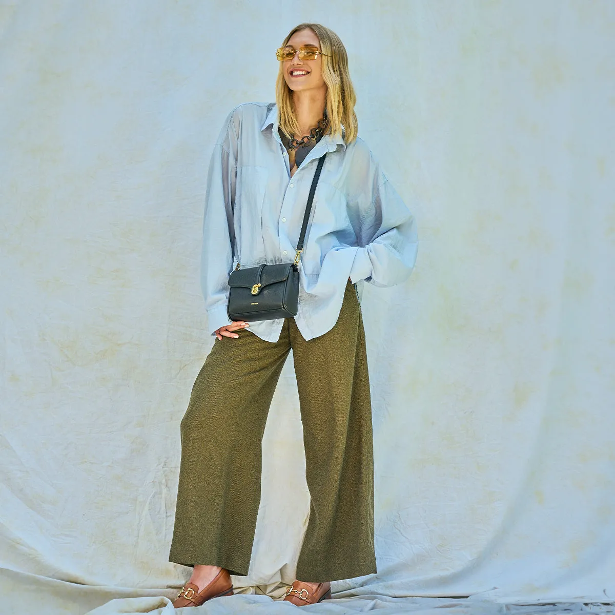 Lock Crossbody Bag