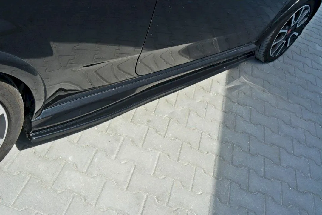 Maxton Design - SIDE SKIRTS DIFFUSERS FIAT PUNTO EVO ABARTH (2010-2014)