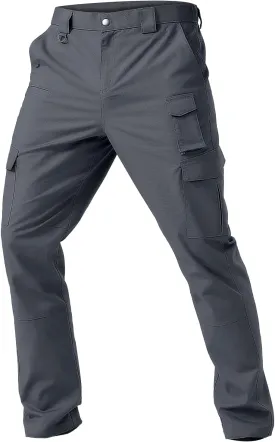 Men's Cargo Work Pants Water Resistant Tactical Pants 31.1" Lightweight Hiking Ripstop Pants Outdoor Apparel