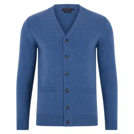 Mens Lambswool Two Pocket Cardigan