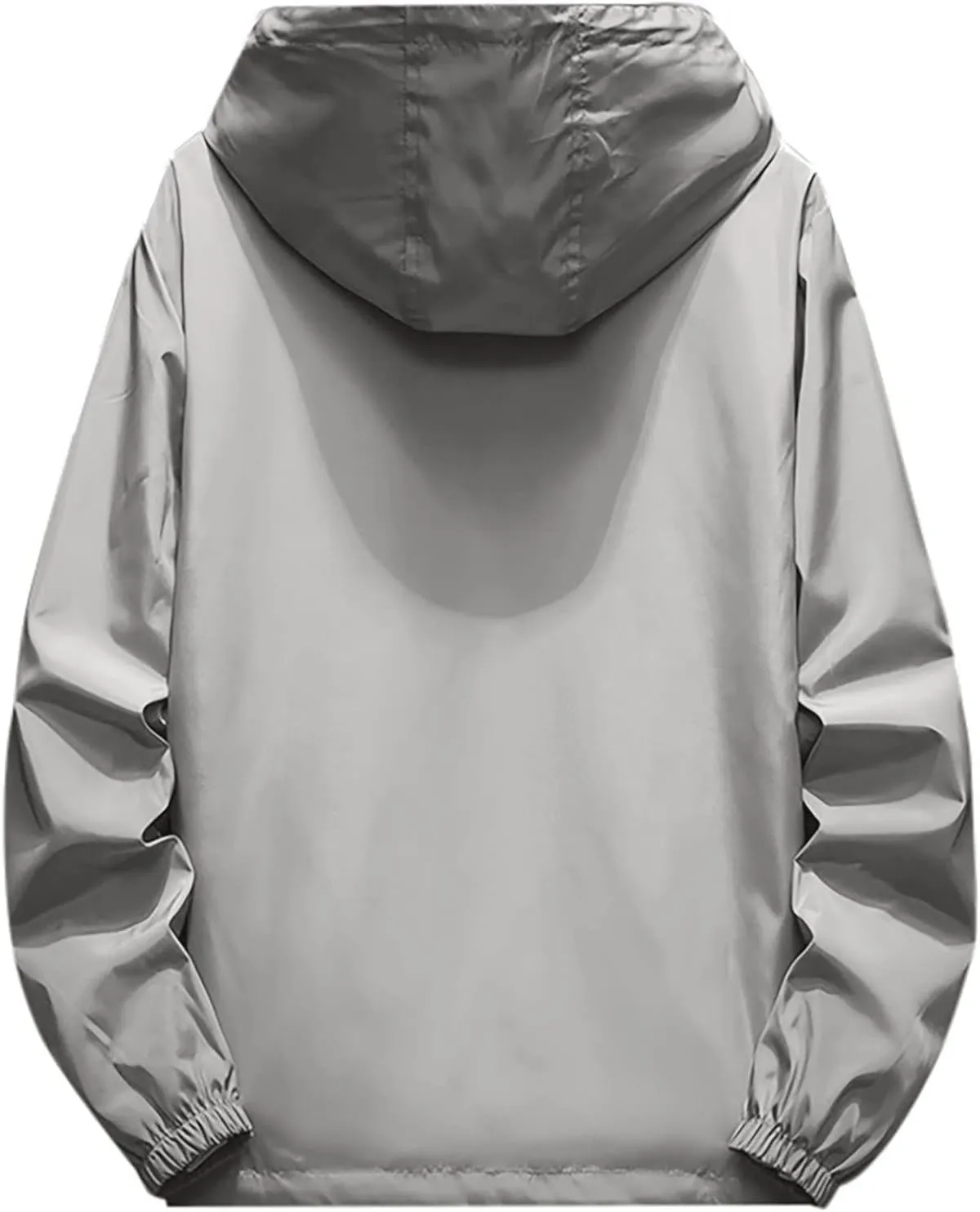 Men's Wind Breaker Jackets Rain Jacket Windbreaker Lightweight Shell Raincoat With Hood For Golf, M-7XL