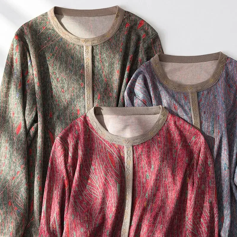🎉New Product Launch💐– Round Neck Slimming Long Sleeve Tops（80% OFF🔥）