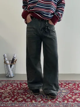 Nine Distressed Ink Jeans