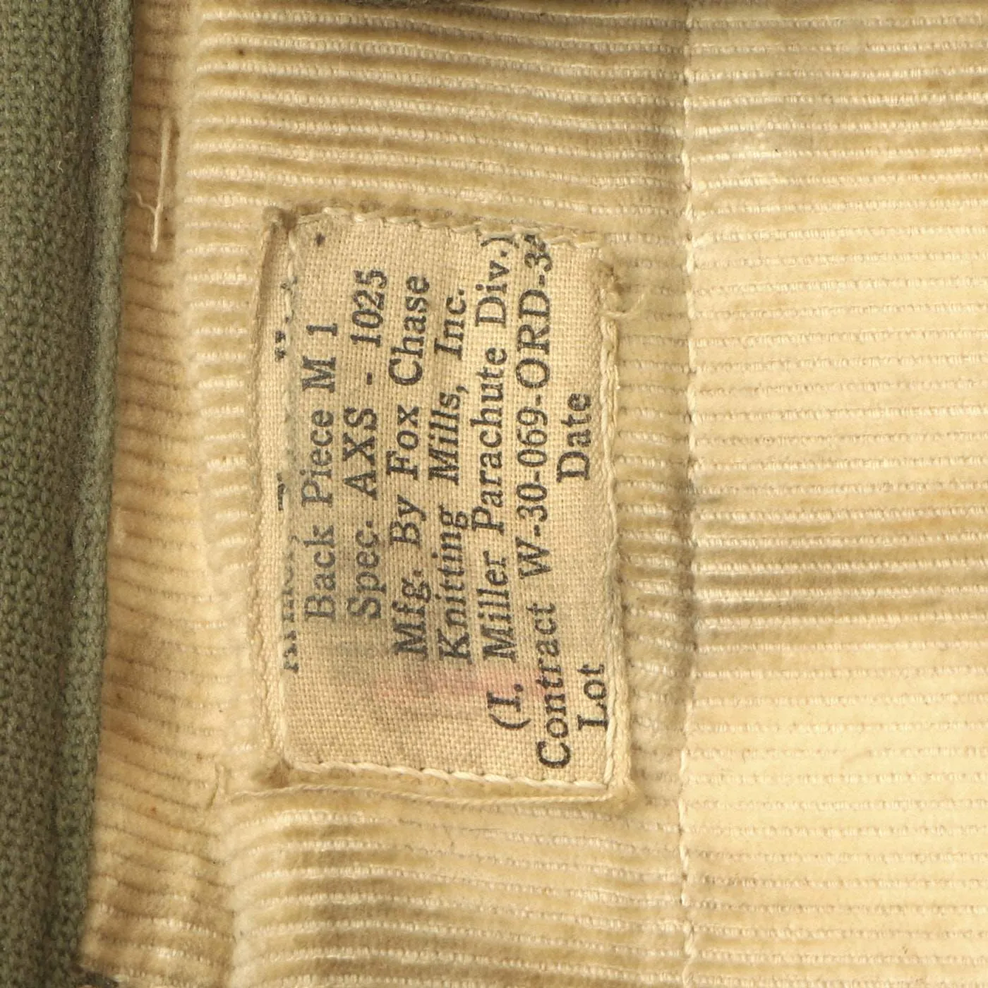 Original U.S. WWII Army Air Forces M1 Armor Flyer Flak Vest - Back & Front Pieces