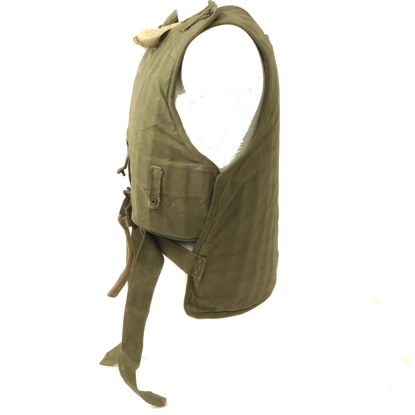 Original U.S. WWII Army Air Forces M1 Armor Flyer Flak Vest - Back & Front Pieces
