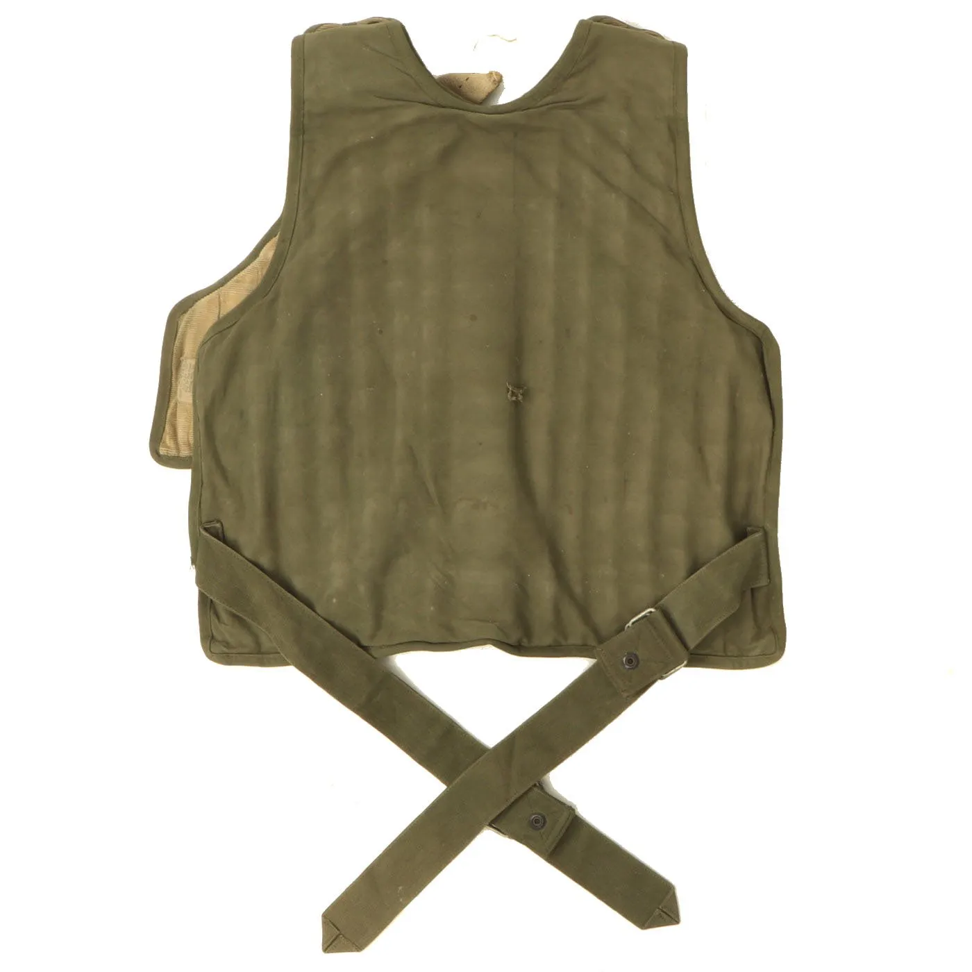 Original U.S. WWII Army Air Forces M1 Armor Flyer Flak Vest - Back & Front Pieces