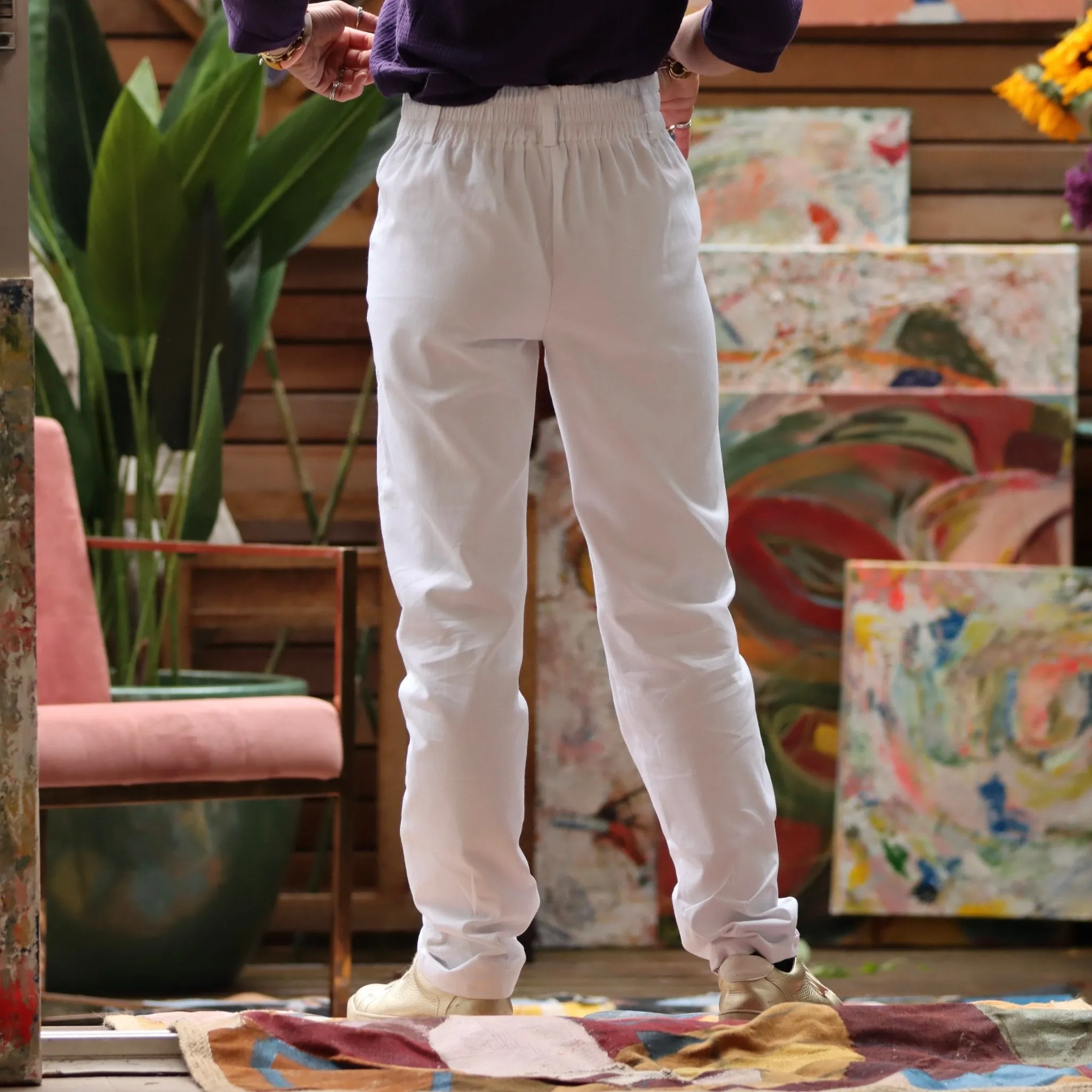 Pantalon Marcus - Coton blanc