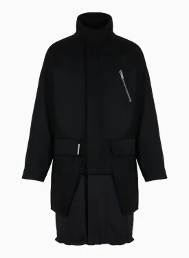 PARKA WITH NYLON AND ZIP AIRTAG