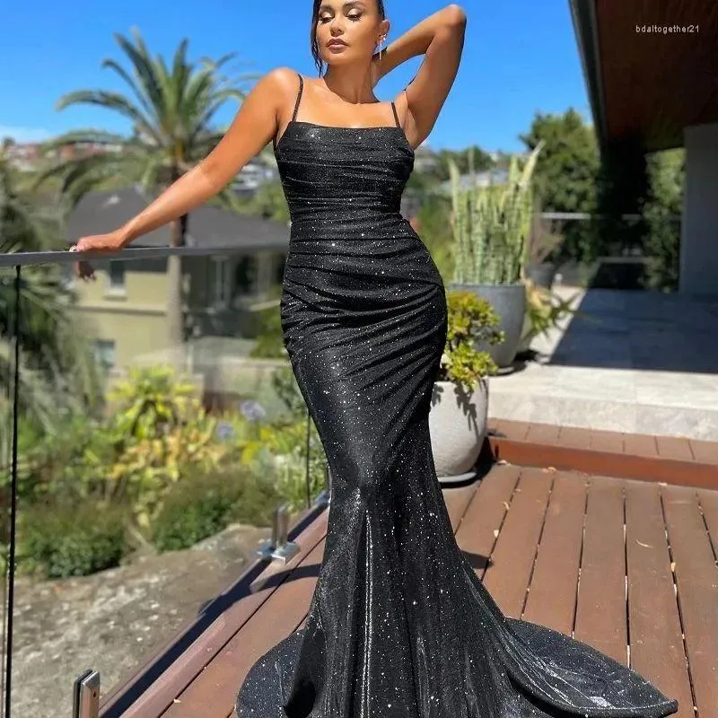 Party Dresses 2023 European And American Fforeign Trade Sleeveless Suspender Dress Slim Fishtail Skirt