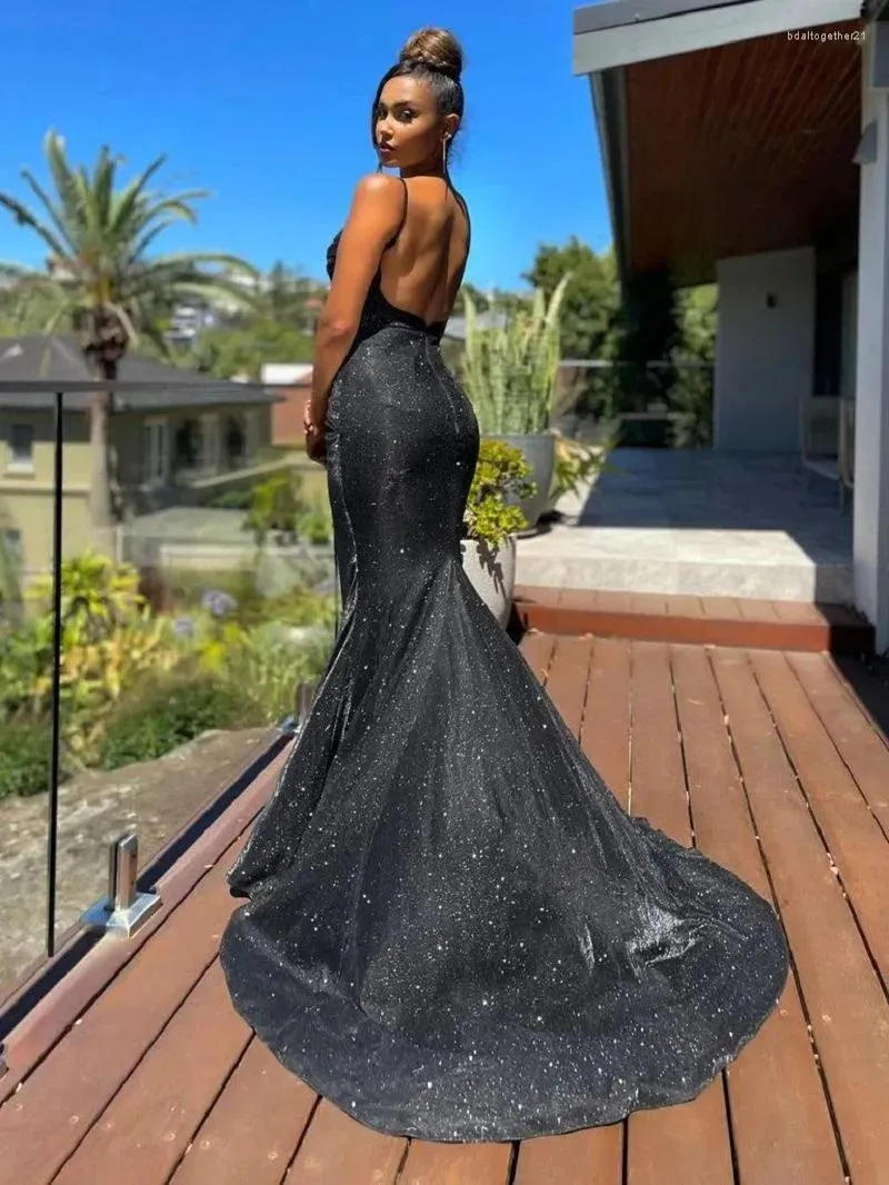 Party Dresses 2023 European And American Fforeign Trade Sleeveless Suspender Dress Slim Fishtail Skirt
