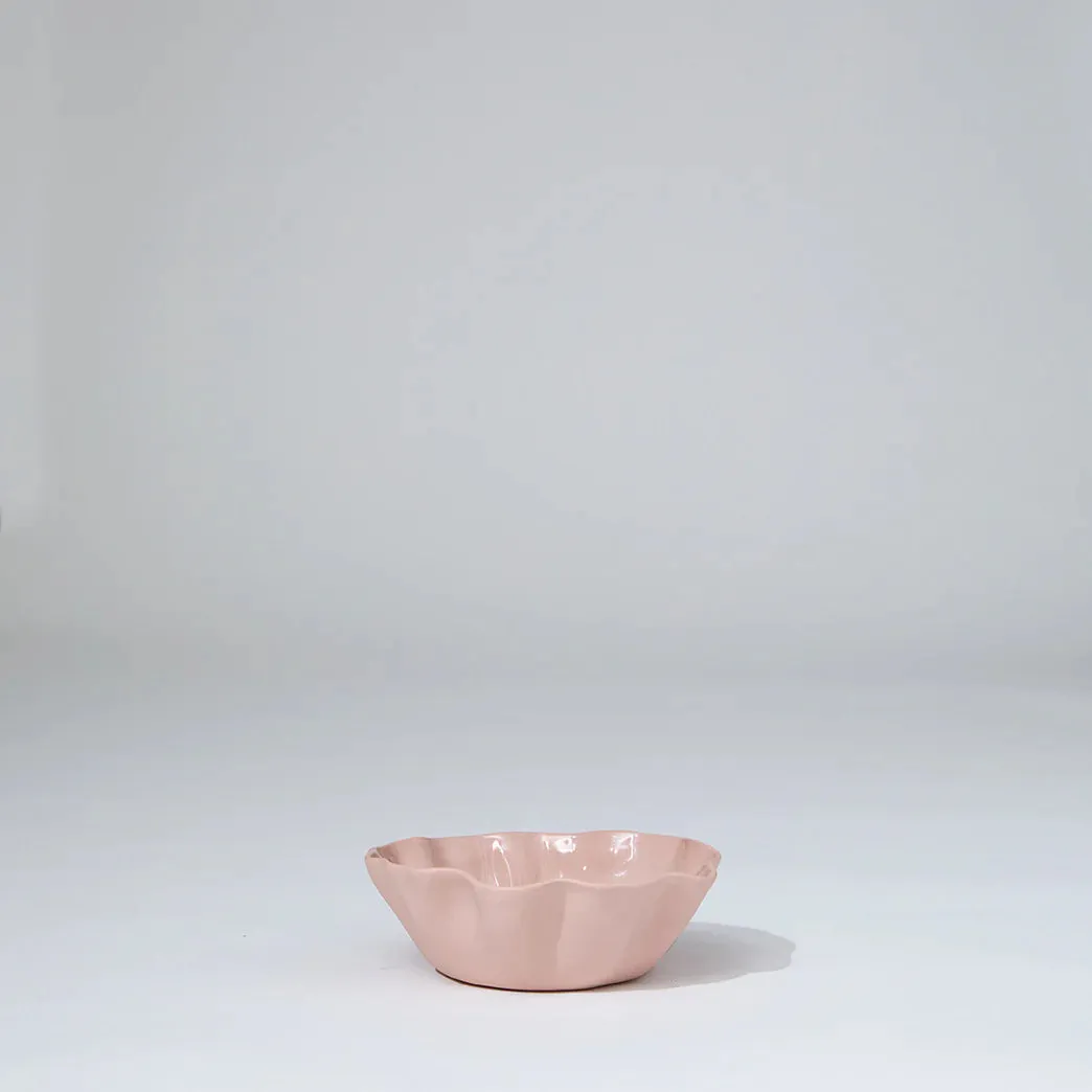 RUFFLE BOWL SMALL | Icy Pink