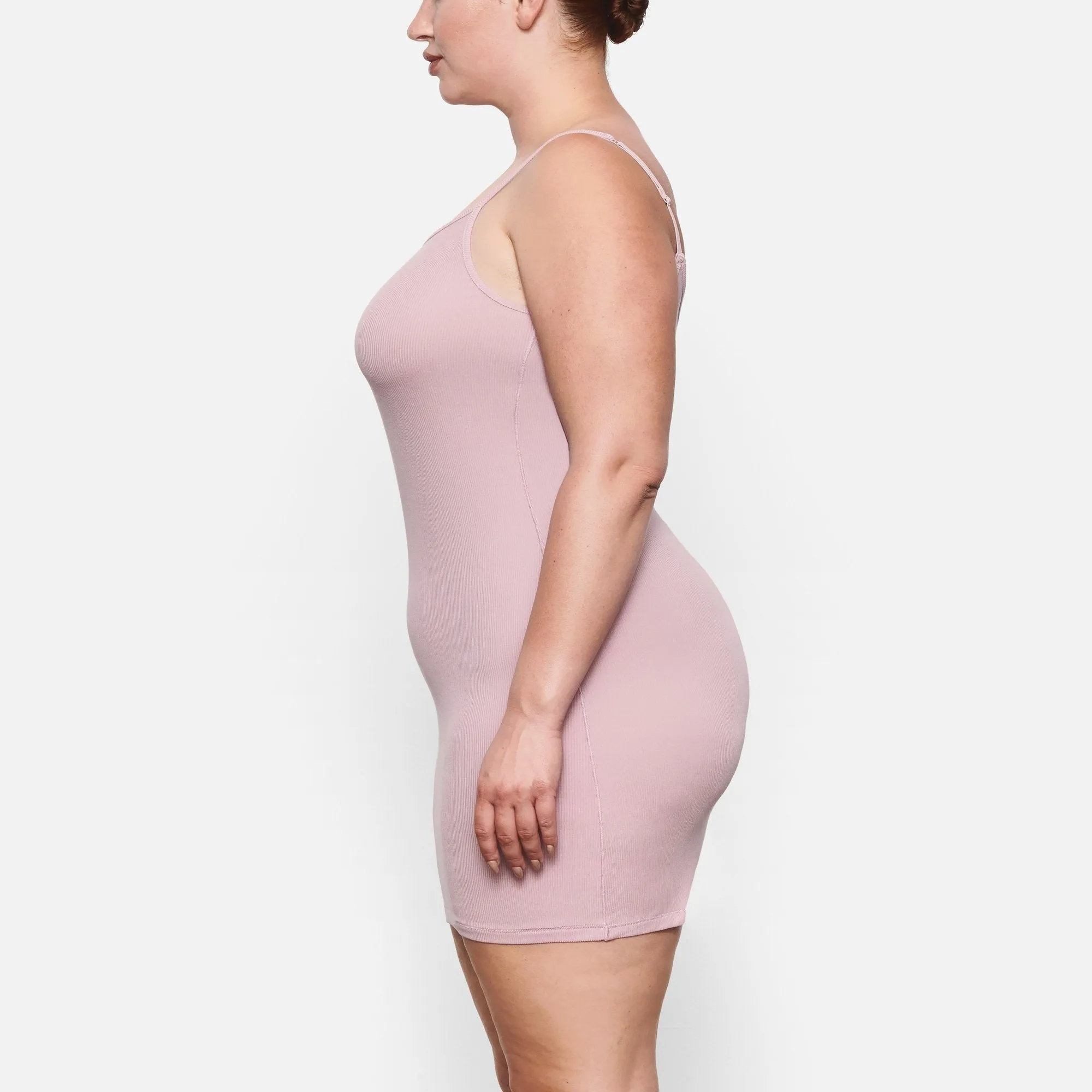 SOFT LOUNGE SLIP DRESS | ORCHID