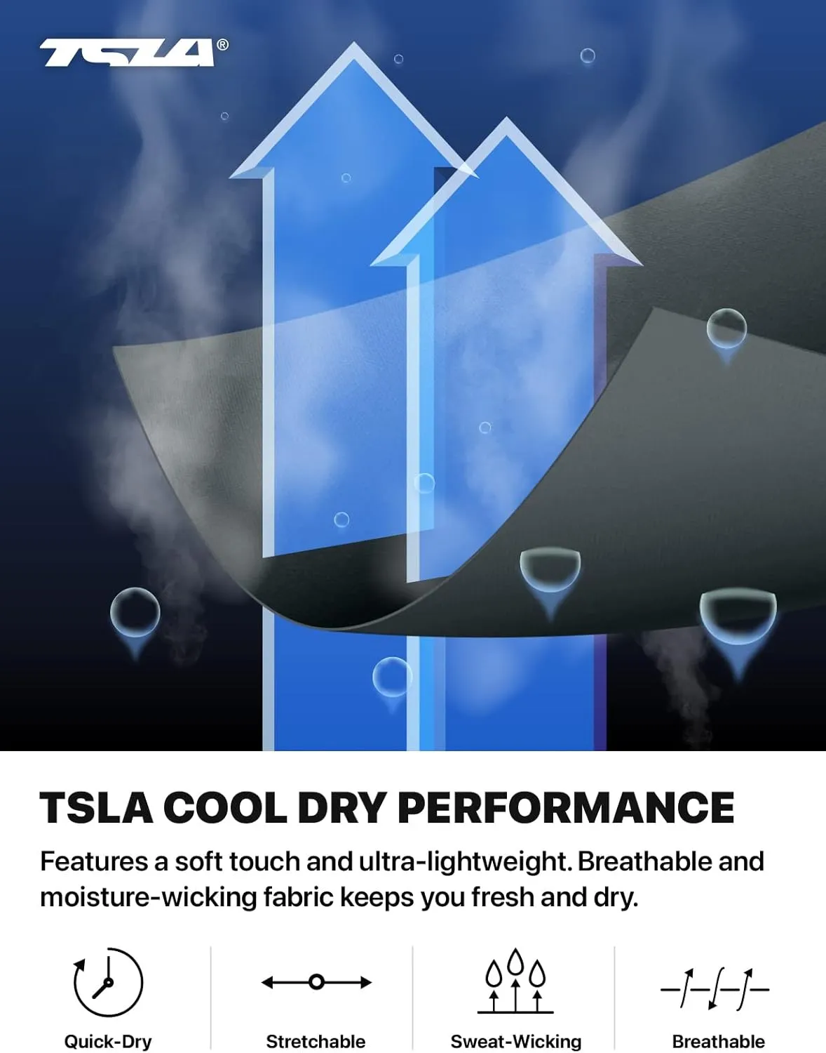 TSLA Men's Active Running Shorts, Training Exercise Workout Shorts, Quick Dry Gym Athletic Performance Shorts with Pockets