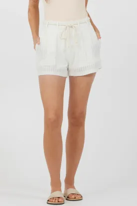 Vintage Havana Cotton High Waist Short w/ Cord