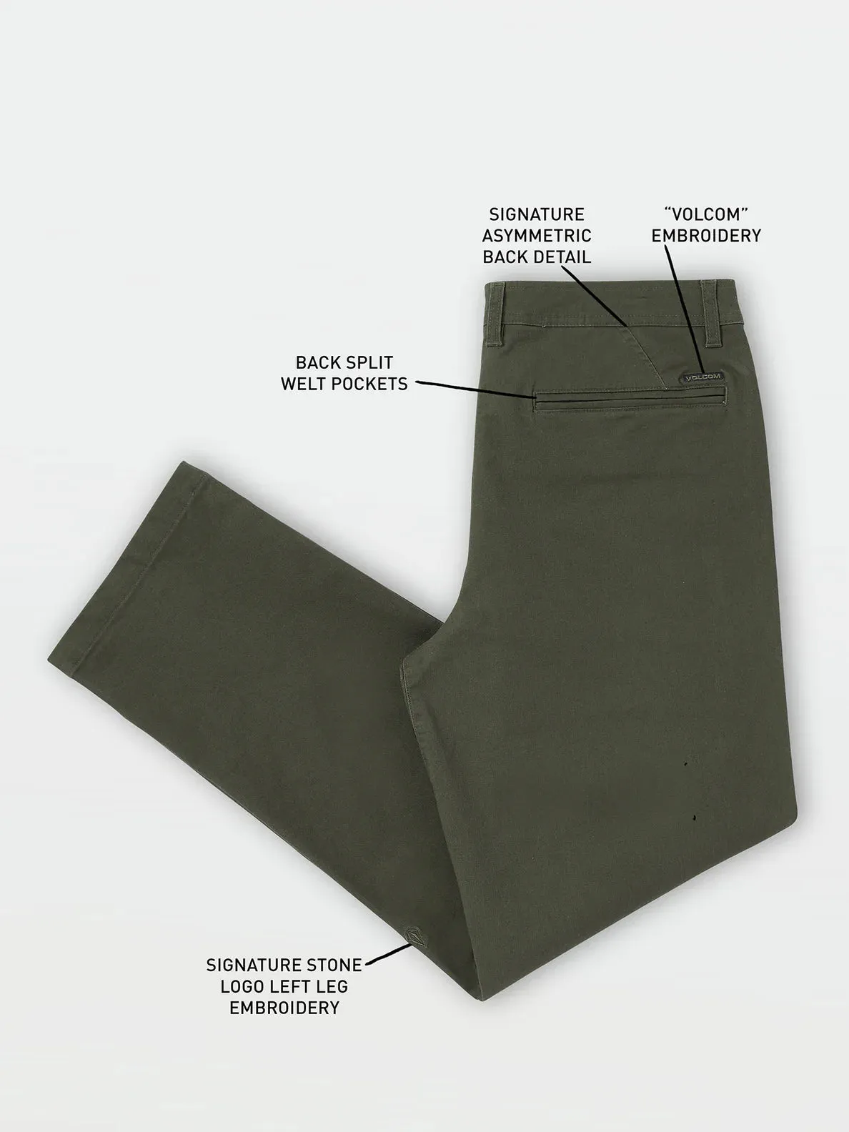 Volcom Skate Vitals Grant Taylor Pants  - Squadrongreen